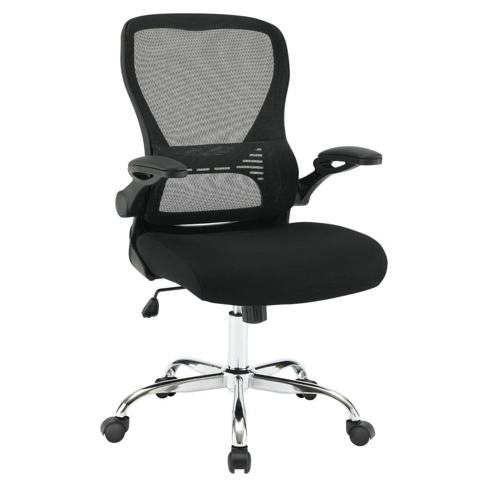 Fabric Seat Adjustable Height Executive Chair in Black with Nonadjustable Arms price history on PriceWatchPro