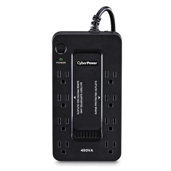 450VA 120-Volt 8-Outlet UPS Battery Backup