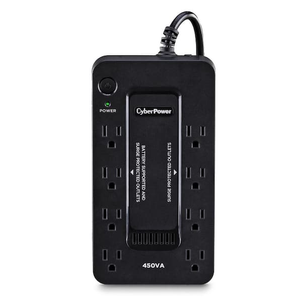 CyberPower 450VA 120-Volt 8-Outlet UPS Battery Backup
