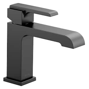 Ara Single Hole Single-Handle Bathroom Faucet in Matte Black