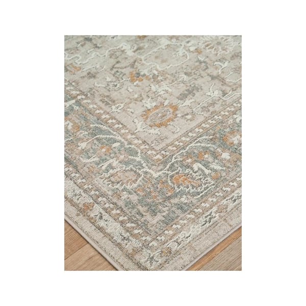 Royal Heritage Taupe 5 ft. x 7 ft. Area Rug