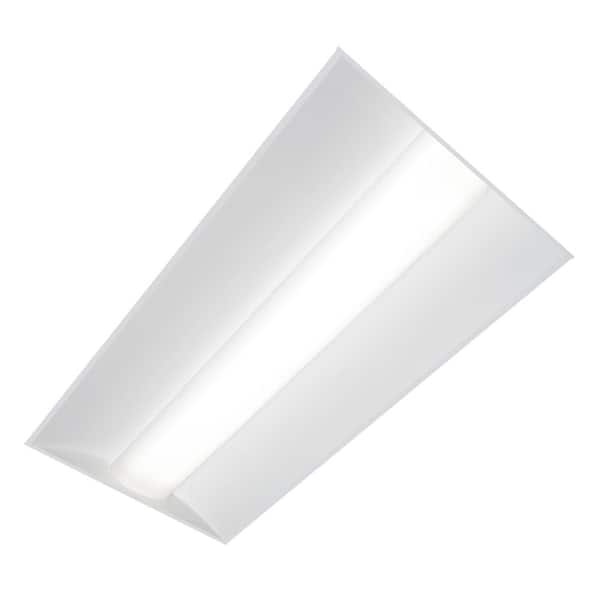 Metalux Cruze 2 ft. x 4 ft. White Integrated LED Commercial Grade Center Basket Troffer 80CRI, 48W at 4000K 5015 Lumens