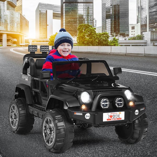 Kids driving electric sales cars