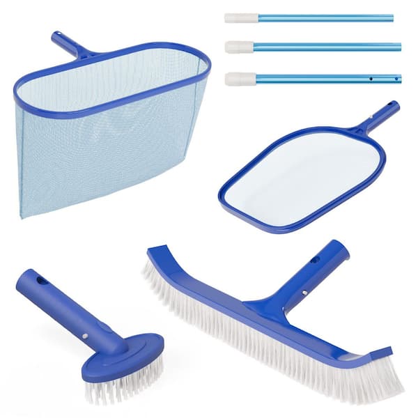 Swimming Pool Cleaning Maintenance Kit with Telescopic Pole