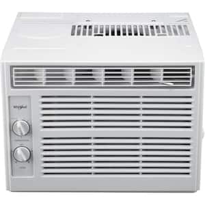 5,000 BTU 115V Window Air Conditioner Cools 150 Sq. Ft. with Dehumidifier in White
