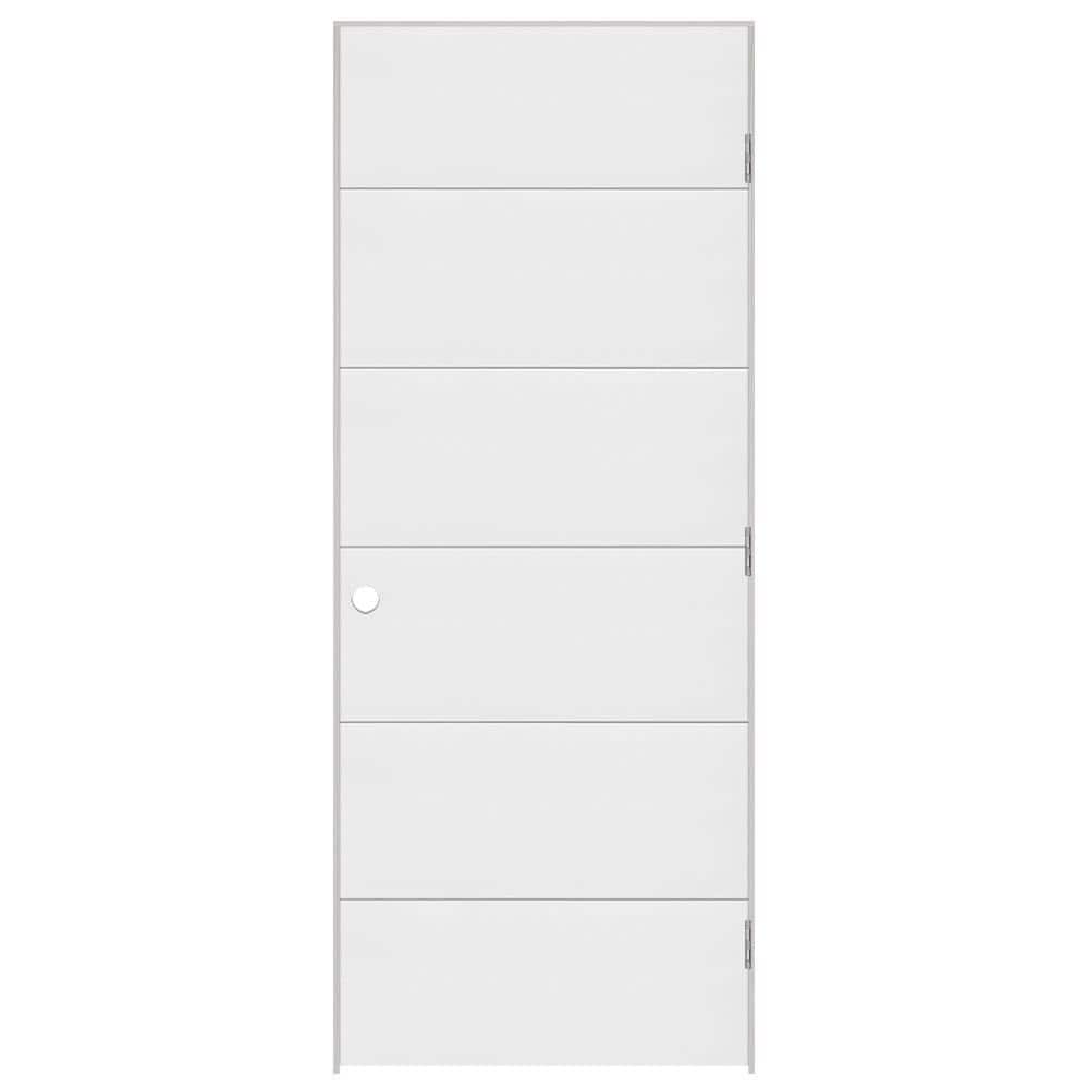 Masonite 32 in. x 80 in. No Panel Melrose Primed Hollow Core Composite