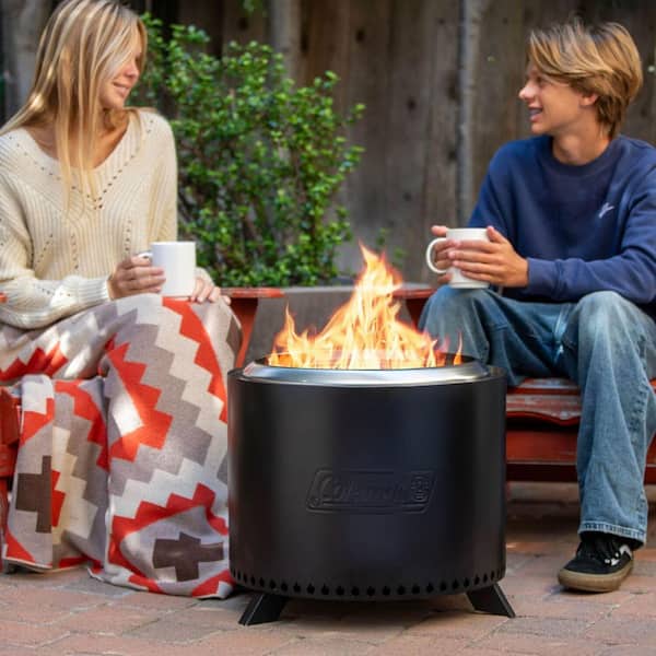 Coleman Cityscapes 20 in. Stainless Steel Outdoor Wood Burning