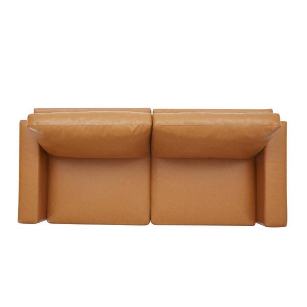 Boyel Living Modern Style Sofa Couch 75, Leather Couch Loveseat