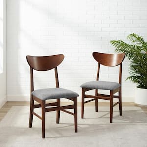 Landon Mahogany Upholstered Dining Chair Set of 4