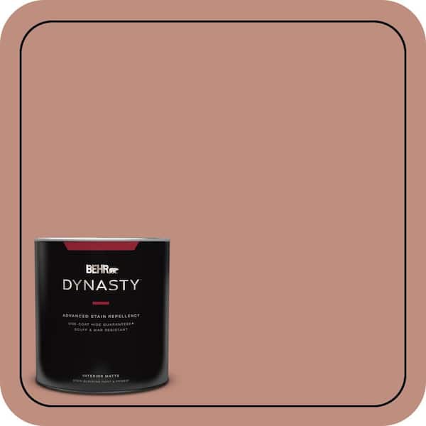 BEHR DYNASTY 1 qt. #200F-4 Foxen Matte Interior Stain-Blocking Paint & Primer