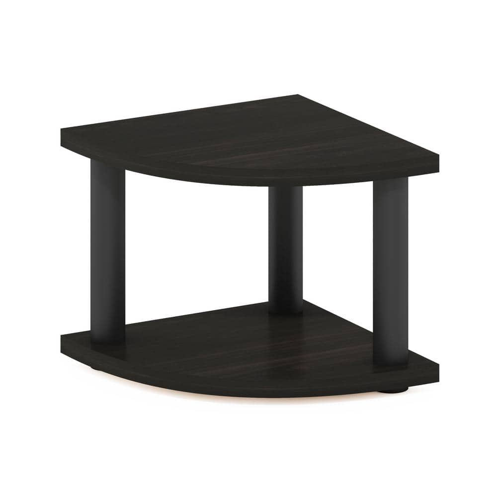 Furinno Turn-N-Tube 2-Shelf Espresso/BlackCorner Countertop Organizer Shelf