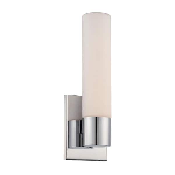 WAC Lighting Elementum 13.5 in. 2700K Chrome LED Vanity Light Bar and Wall Sconce