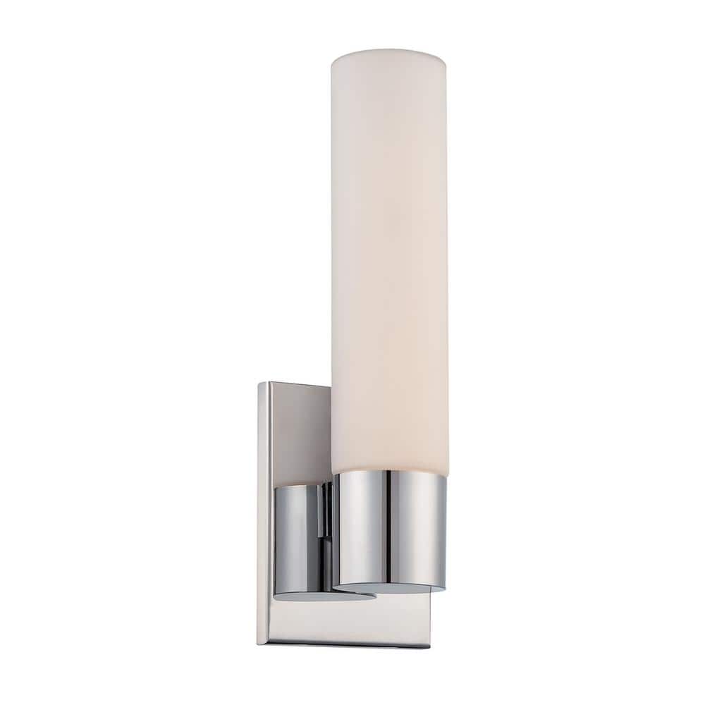 Elementum 13" Chrome LED Wall Sconce for Outdoor Use