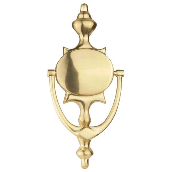 Design House Satin Brass Door Knocker-DISCONTINUED