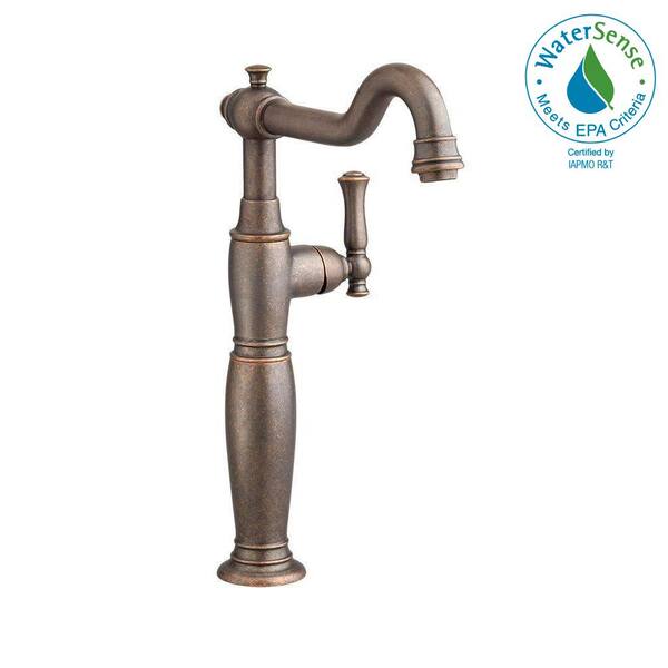 American Standard Quentin Single Hole Single-Handle Vessel Bathroom Faucet Drain Not Included in Oil Rubbed Bronze