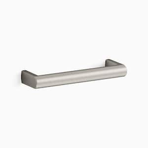 Components 5 in. (127 mm) Center-to-Center Vibrant Brushed Nickel Drawer Bar Pull