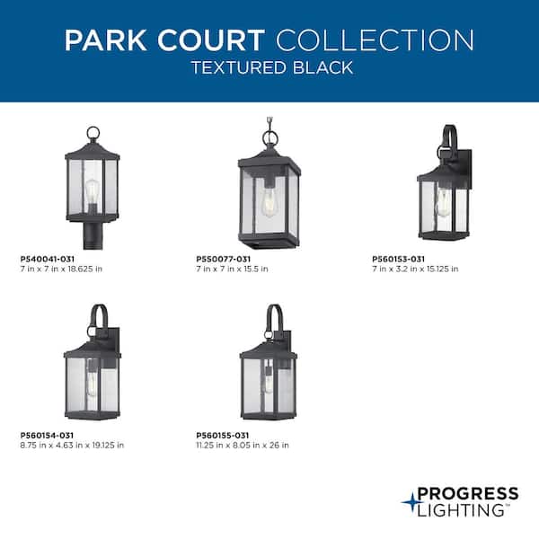 Textured Black Traditional Seeded Glass Lantern Pendant Light