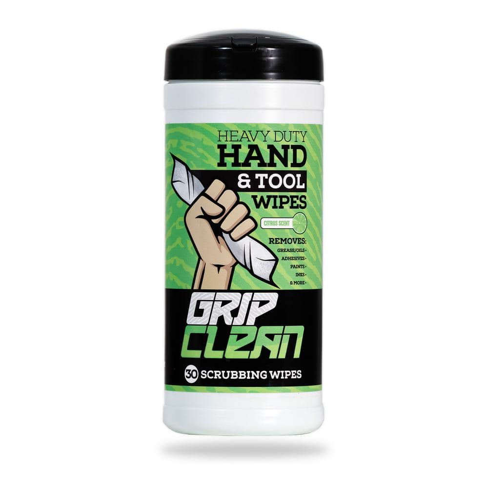 Grip Clean | Ultra Heavy Duty Hand Cleaner For Auto Mechanics |  Dirt-Infused Walnut Hand Scrub - Exfoliating Waterless Hand Cleaner. Lemon  Scented