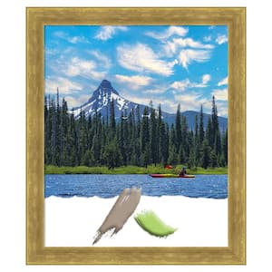 Angled Gold Wood Picture Frame Opening Size 20 x 24 in.