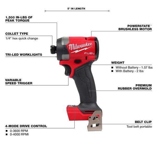 Milwaukee M18 FUEL 18V Brushless 