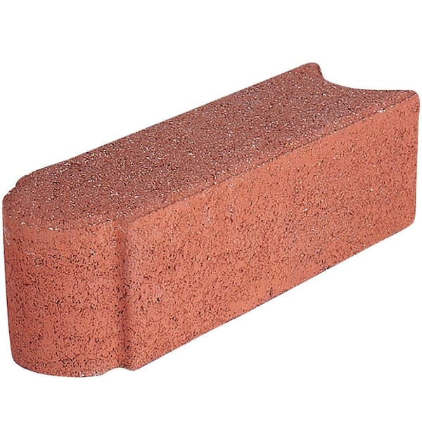 Edgerstone 12 in. x 3.5 in. x 3.5 in. River Red Concrete Edger (288-Pieces/282 lin. ft. /Pallet)
