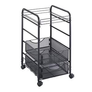 Onyx Metal Mesh Open File With Drawers