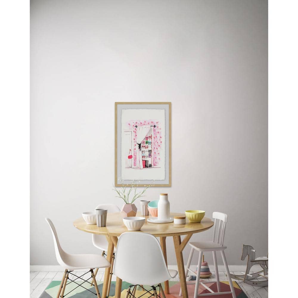 24 in. H x 16 in. W Shoe Closet by Marmont Hill Framed Printed Wall Ar
