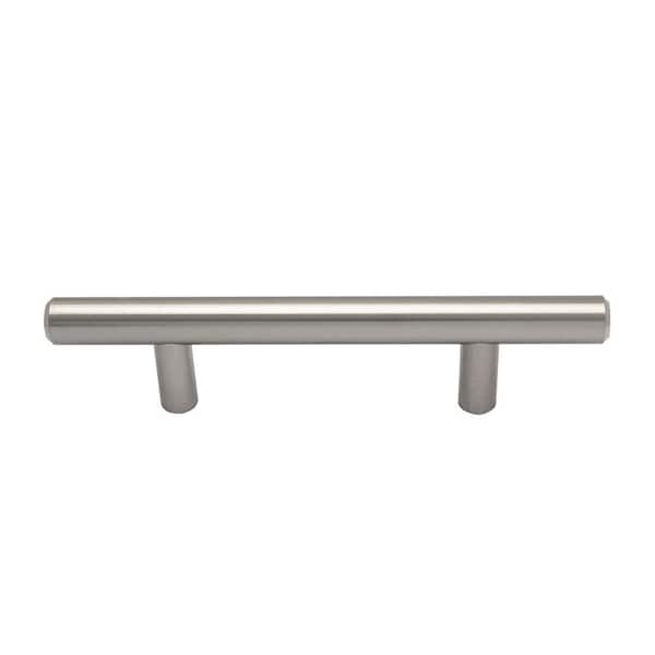 Utopia Alley Carli 3 in. (76 mm) Brushed Nickel Cabinet Drawer Pull Handle