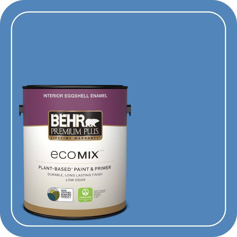 1 gal. #570B-6 Handsome Hue Eggshell Enamel EcoMix Plant-Based Interior Paint & Primer price history on PriceWatchPro