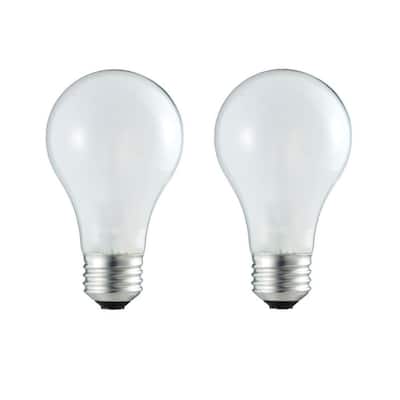 100-Watt Equivalent A19 Eco-Incandescent Light Bulb (2-Pack)