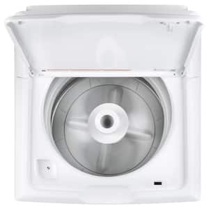 3.8 cu. ft. Top Load Washer with Stainless Steel Basket in White