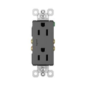 125 Vac 15 Amp Duplex AC Outlet DIN Rail Mounted Receptacle UL508 IMACP02 ASI 