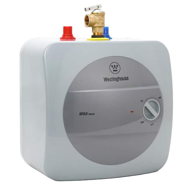 Westinghouse Apolo Classic 1.3 gal. Compact Point of use 1440-Watt Element Mini-Tank Electric Water Heater with 6-Year Warranty