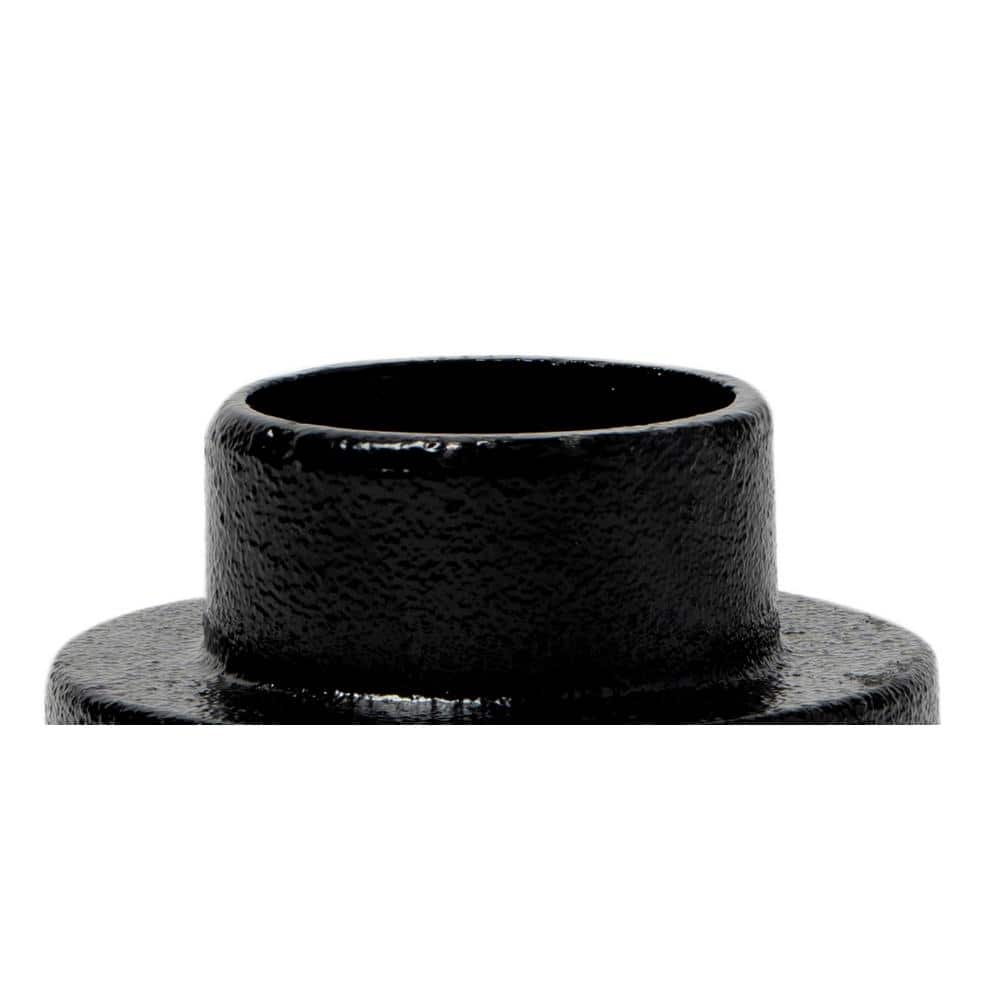 6.63'' Black Cast Iron Shower Drain Base