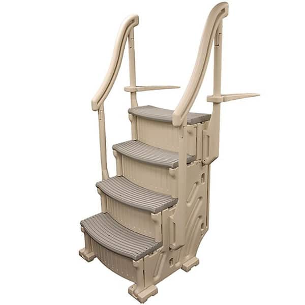 CCX-AG Curve Inpool Step System 4 Step Resin for Above Ground Pools