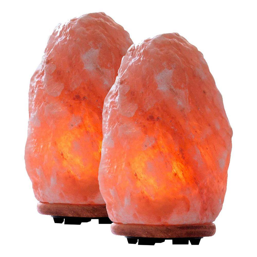 himalayan glow natural crystal salt lamp