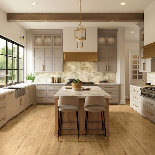 Canyonlands Oak 1/4 in. T x 6.5 in. W Click Lock Engineered Hardwood Flooring (21.67 sq. ft./case)