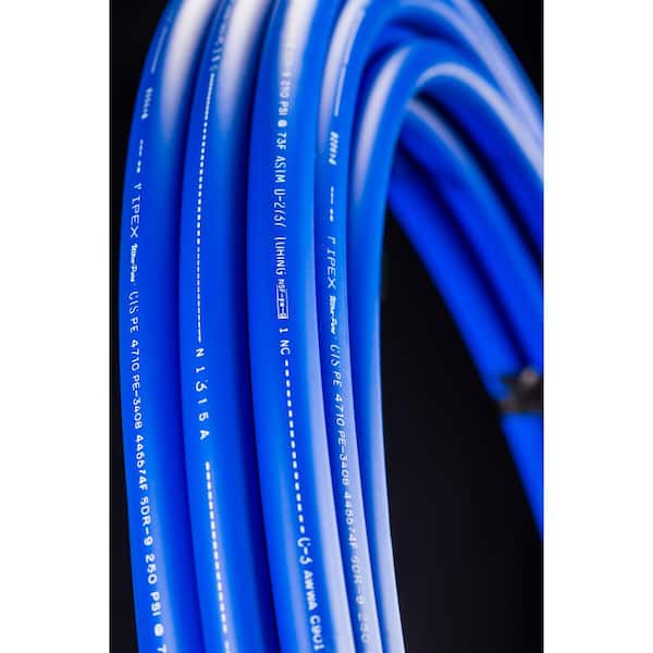 IPEX Ultra-Pure 4710 3/4 in. x 100 ft. CTS 250 psi Blue Service Tubing Polyethylene Pipe