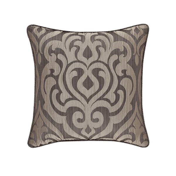 Unbranded Antonia Mink Polyester 18" Square Decorative Throw Pillow 18X18"