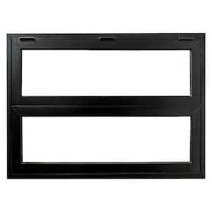 Teza Fold-Up 60 in. x 48 in. Outswing Matte Black Aluminum Tempered Window