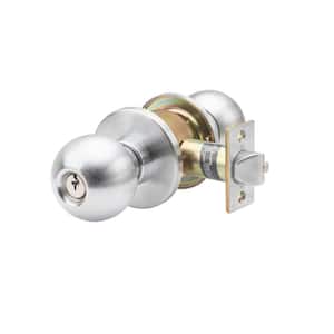 HVB Series Heavy Duty Stainless Steel Grade 1 Commercial Cylindrical Storeroom Door Knob with Lock