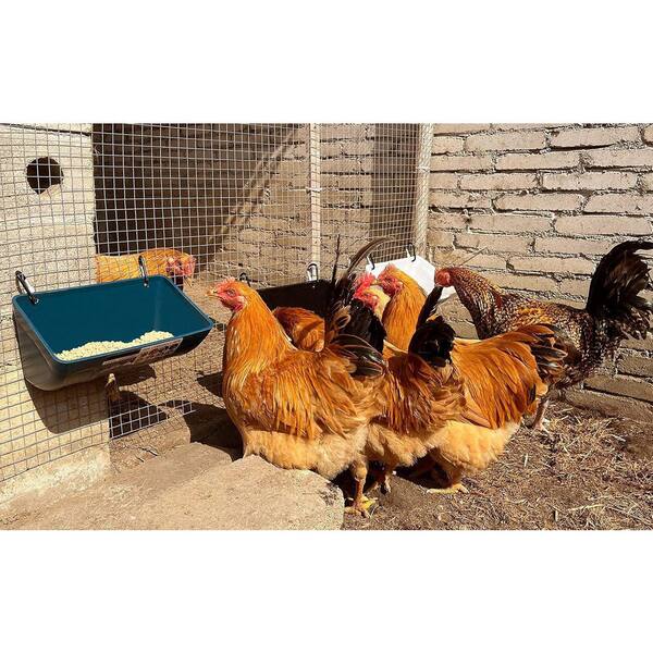 KIWDZFU Durable Plastic Livestock Supplies Feeder Waterer