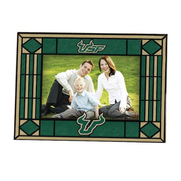 The Memory Company NCAA 4 in. x 6 in. Gloss Multicolor Art Glass South Florida Picture Frame