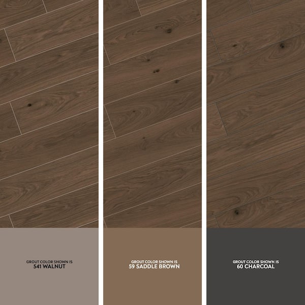 Corso Italia Foresta Oak Brown 8 in. x 40 in. Wood Look Porcelain