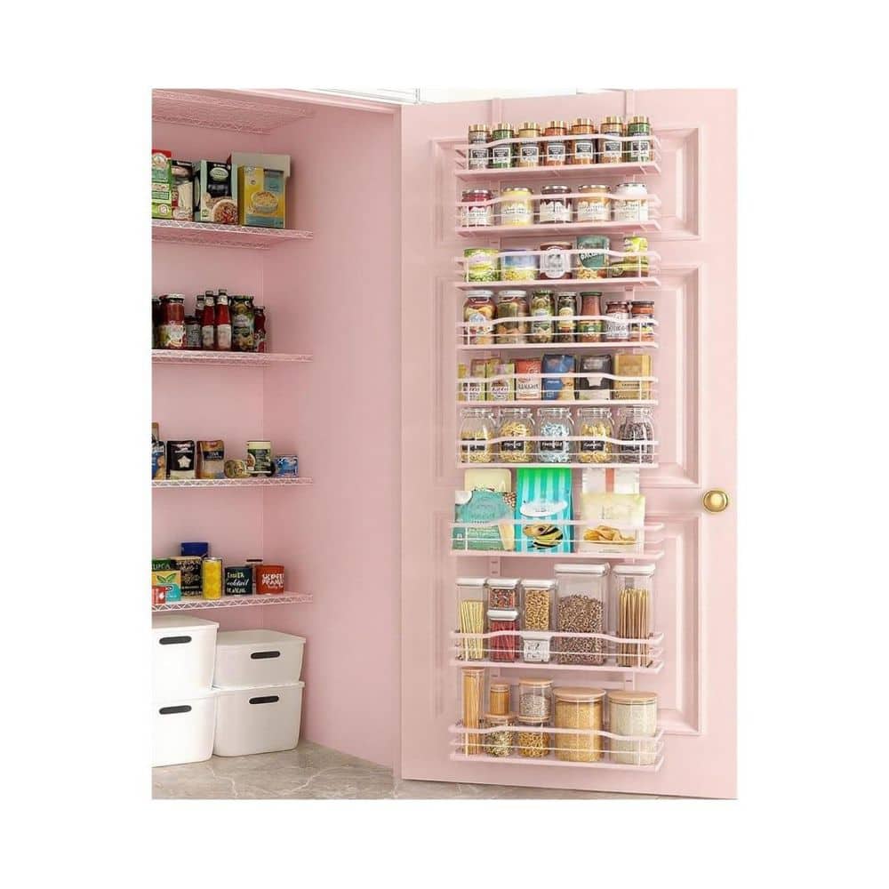 Wudkey 9-Tier Over The Door Pantry Organizer and Storage, Hanging