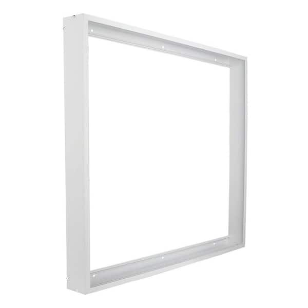 Cedar Hill 2 ft. x 2 ft. Surface Mount Frame for LED Flat Panel Light ...