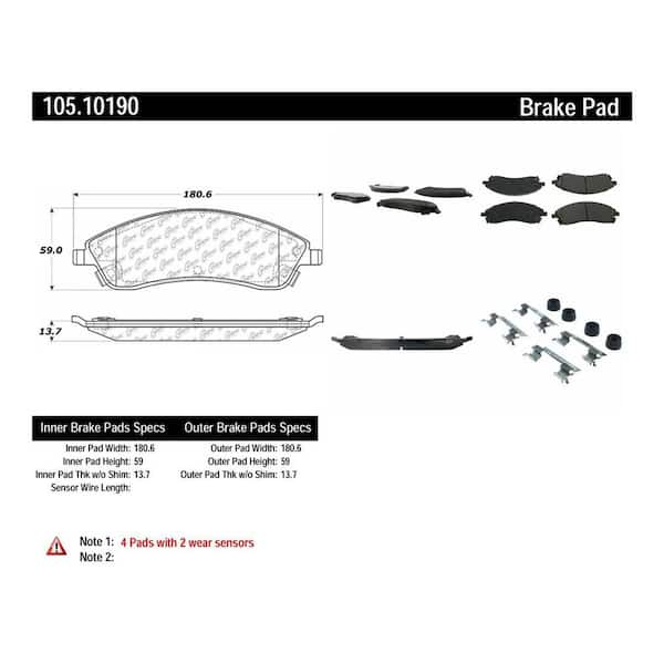 Centric Parts Disc Brake Pad Set