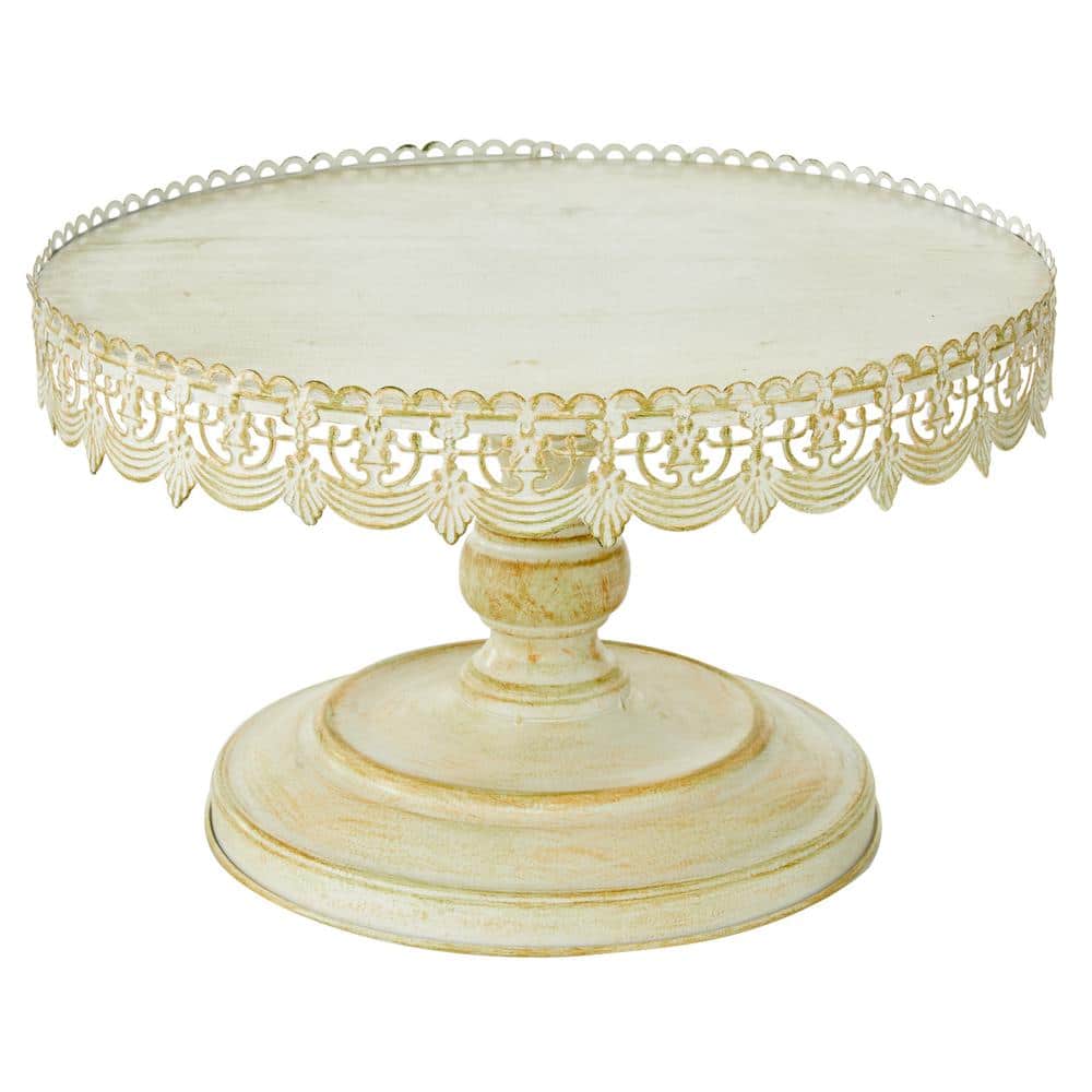 White Plastic Cake Stand 11in | Party City