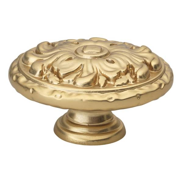 Oval Brass Cabinet Knob 