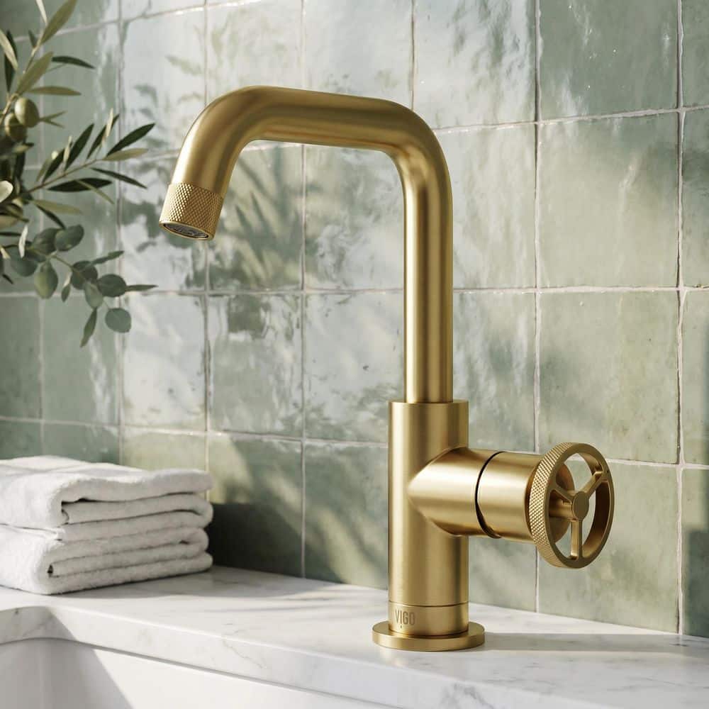 ゴールドウィン GMS3500 VIGO Cass Single Handle Single-Hole Bathroom Faucet in Matte